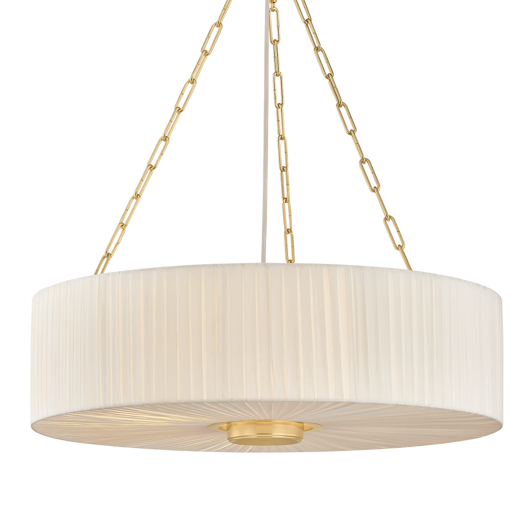 Camby Chandelier - Aged Brass