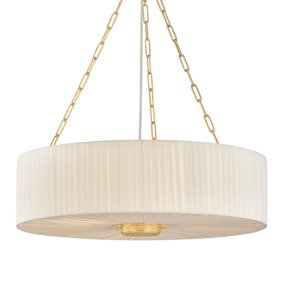 Camby Chandelier - Aged Brass