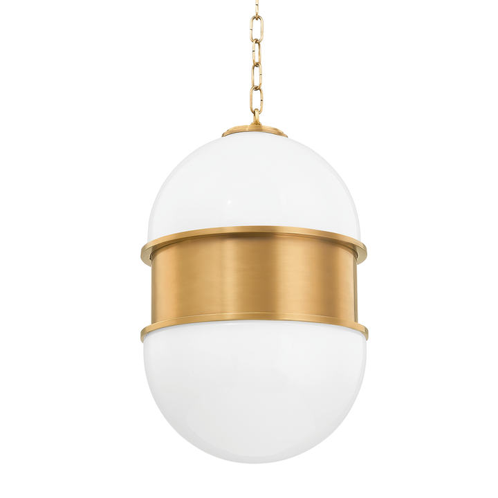 Broomley Pendant - Vintage Brass 2 Lights