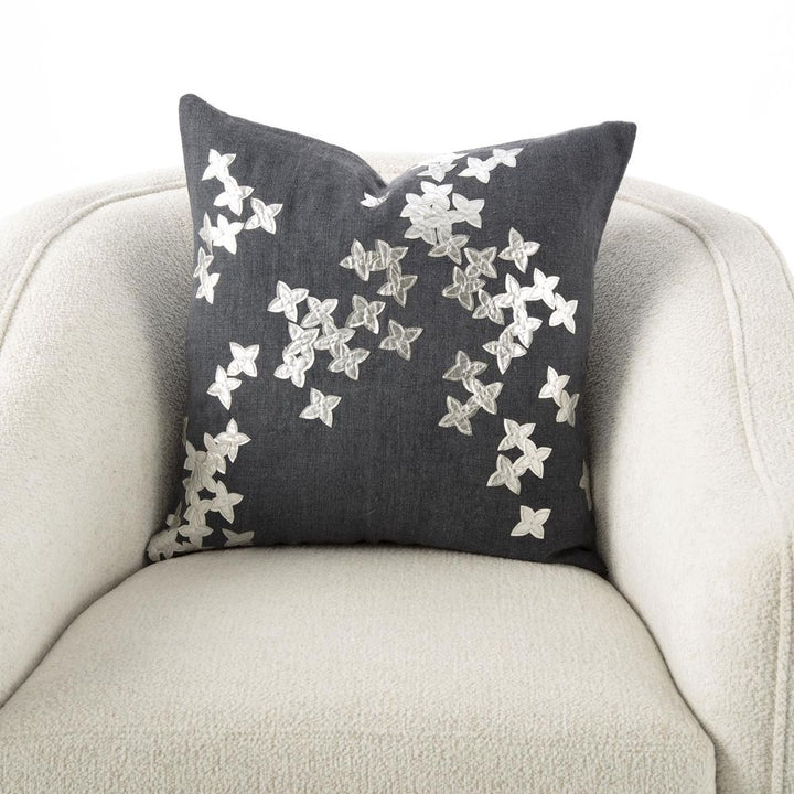 Pillows Christie Pillow-Silver/Gunmetal-20 x 20