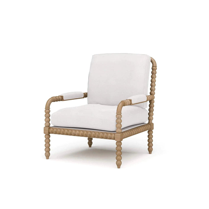 Cholet Arm Chair-Bramble-BRAM-27622STWSF204--Lounge ChairsStraw Wash/Arctic-1-France and Son