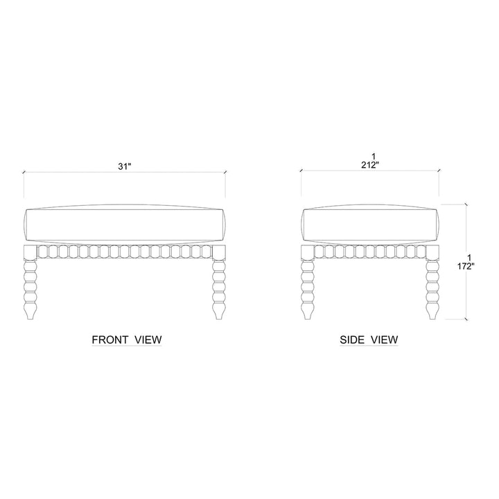 Cholet Ottoman-Bramble-BRAM-27623STWSF204--Stools & Ottomans-4-France and Son