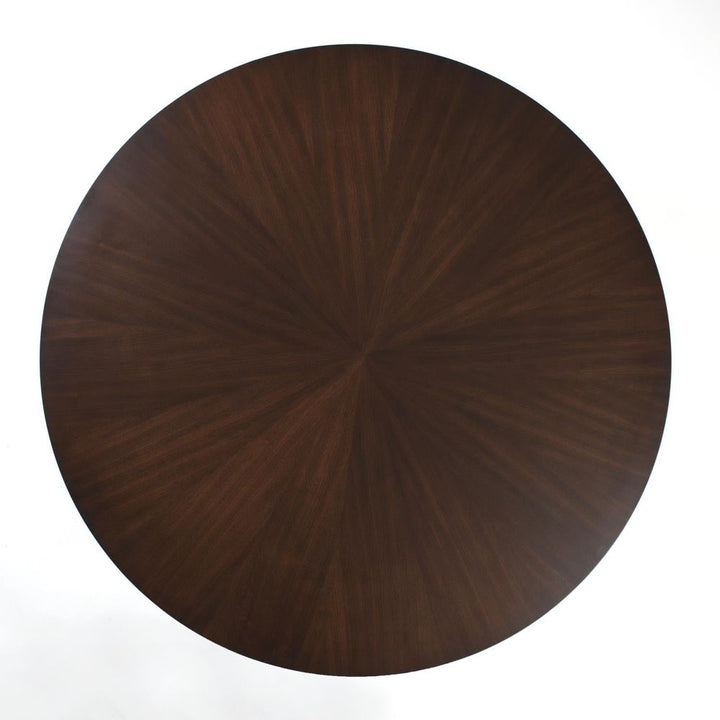 Dining Tables Flute Table 60 Walnut Top w/34 White Base