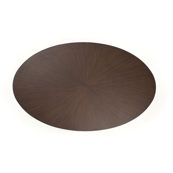 Table Tops Flute Table Top-Oval-Walnut-78