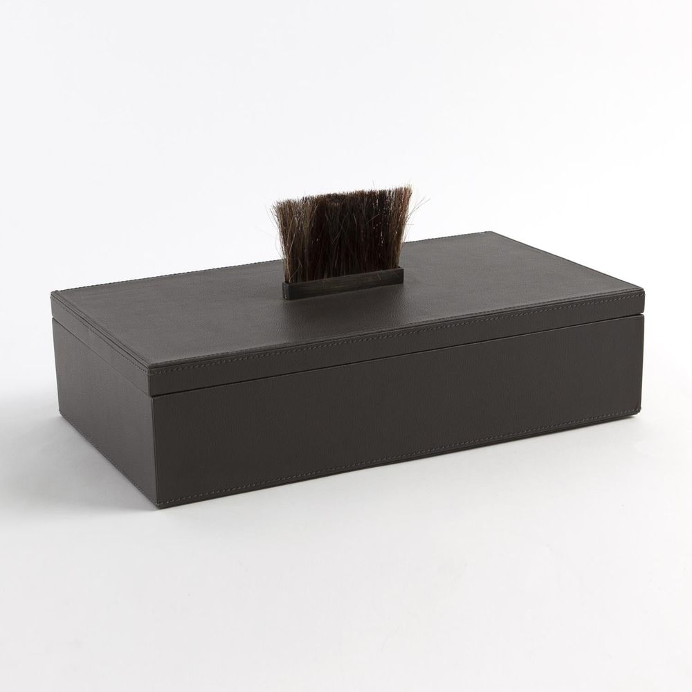 Boxes Harrington Box-Graphite Leather