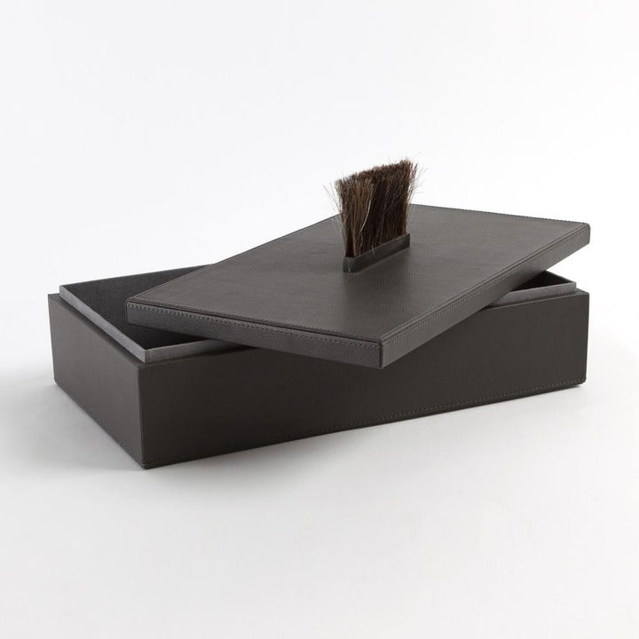 Boxes Harrington Box-Graphite Leather