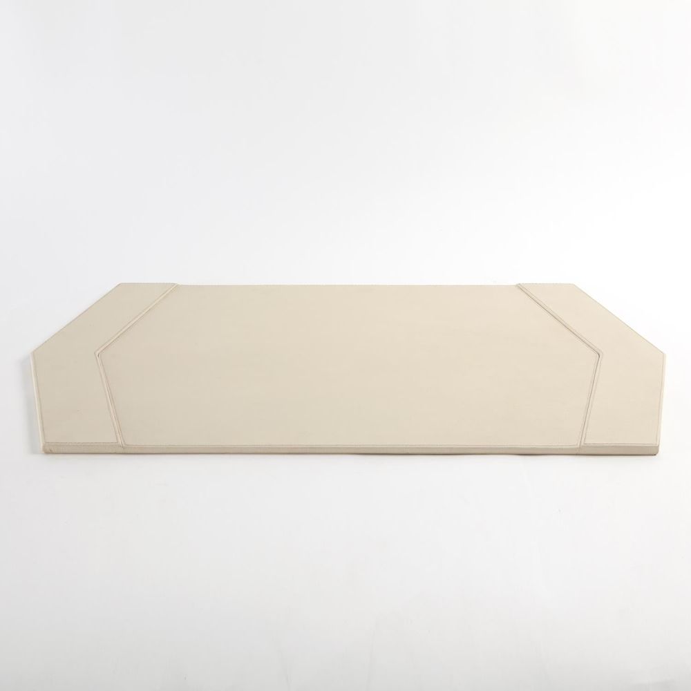 Serveware: Trays Tiffany Desk Blotter-Ivory Leather