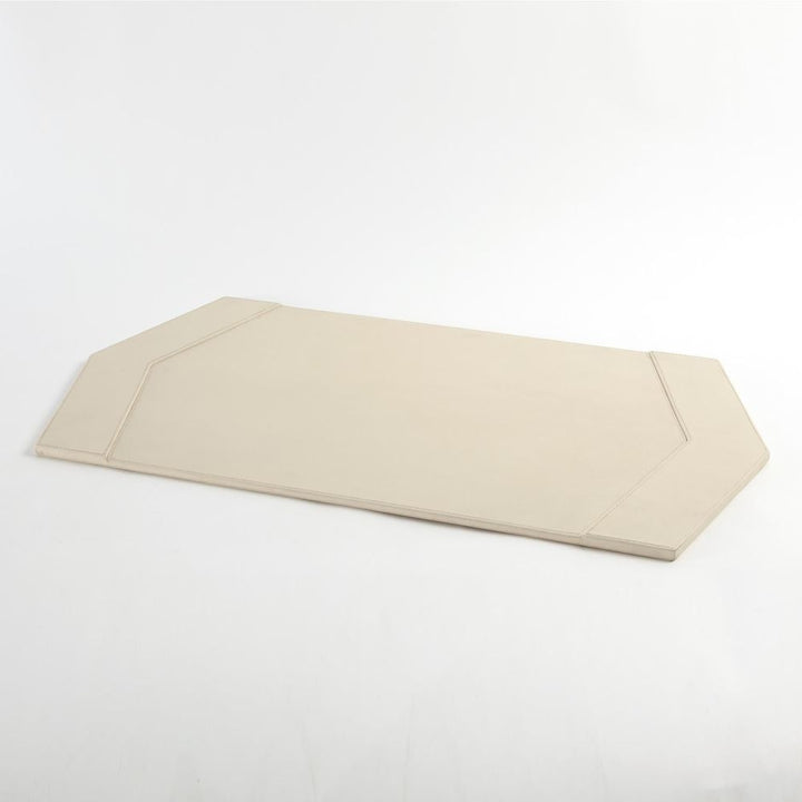 Serveware: Trays Tiffany Desk Blotter-Ivory Leather