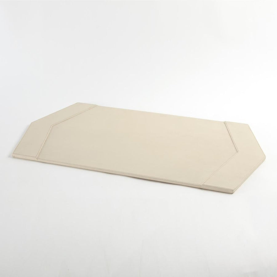 Serveware: Trays Tiffany Desk Blotter-Ivory Leather