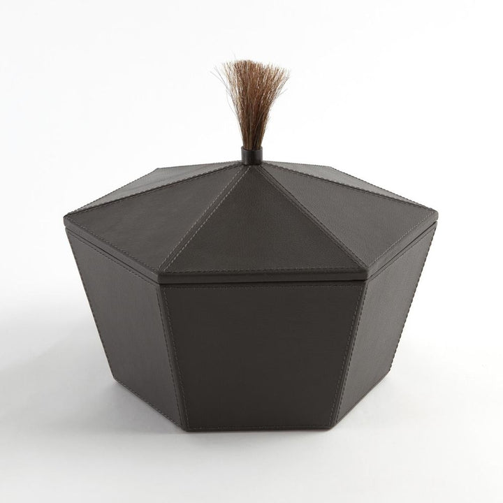 Zephyr Box-Graphite Leather-Sm