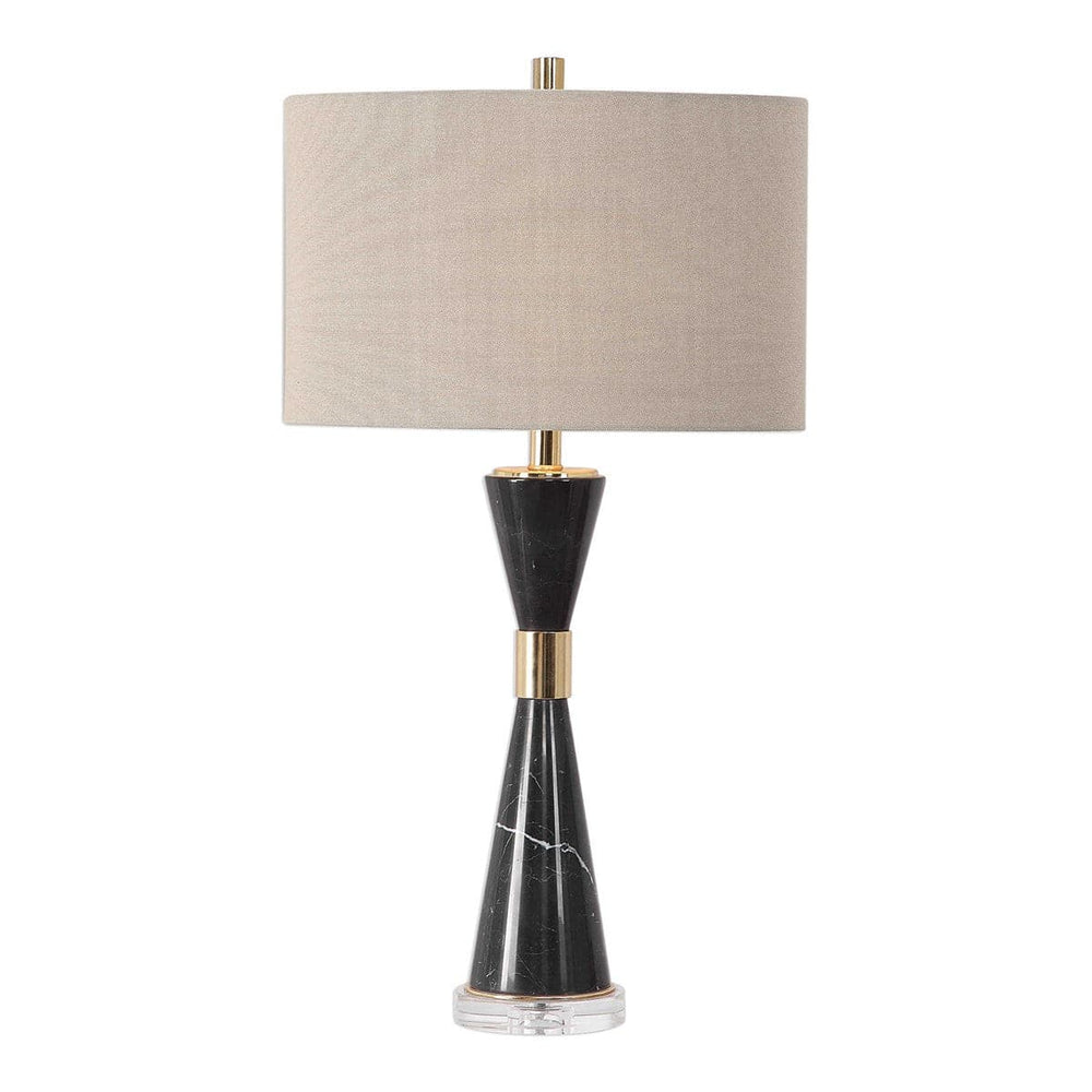 Alastair Black Marble Table Lamp-Uttermost-UTTM-27886-Table Lamps-2-France and Son