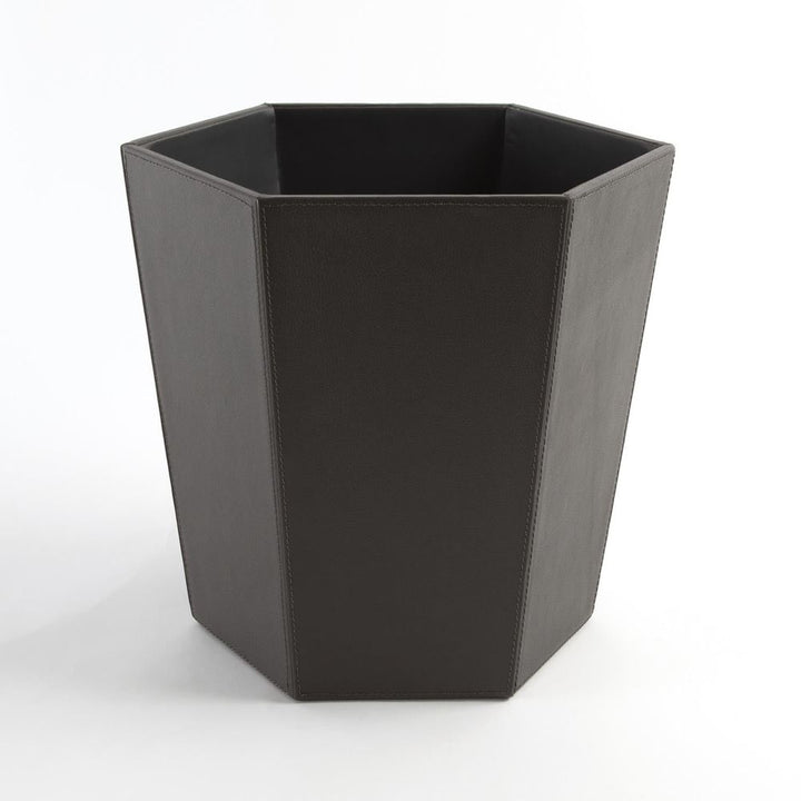 Wastebaskets Tiffany Wastebasket-Graphite Leather