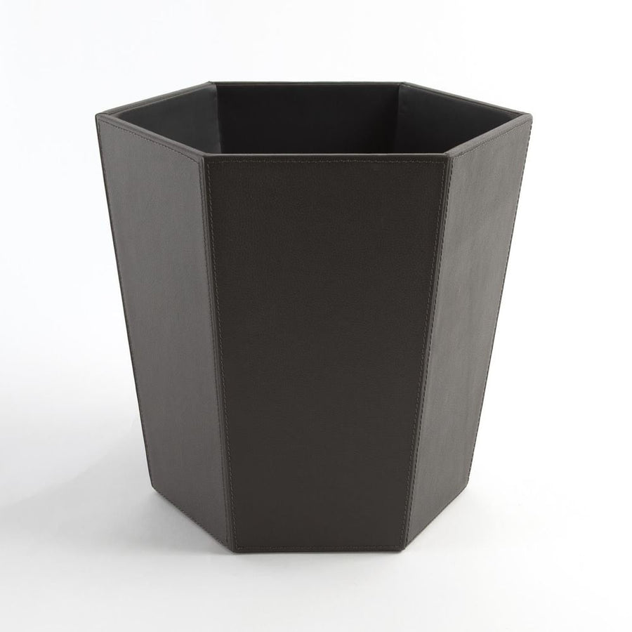 Wastebaskets Tiffany Wastebasket-Graphite Leather