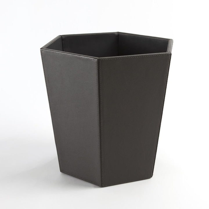 Wastebaskets Tiffany Wastebasket-Graphite Leather
