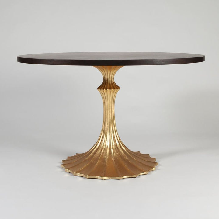 Dining Tables Flute Table Base-Gold Leaf-26