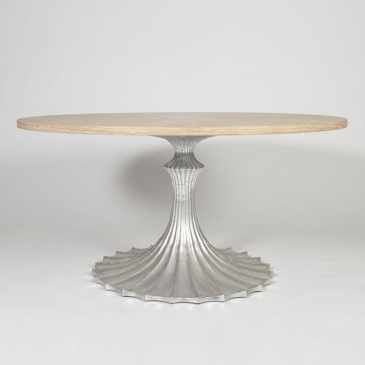 Table Tops Flute Table Top-Round-Cerused Oak-60