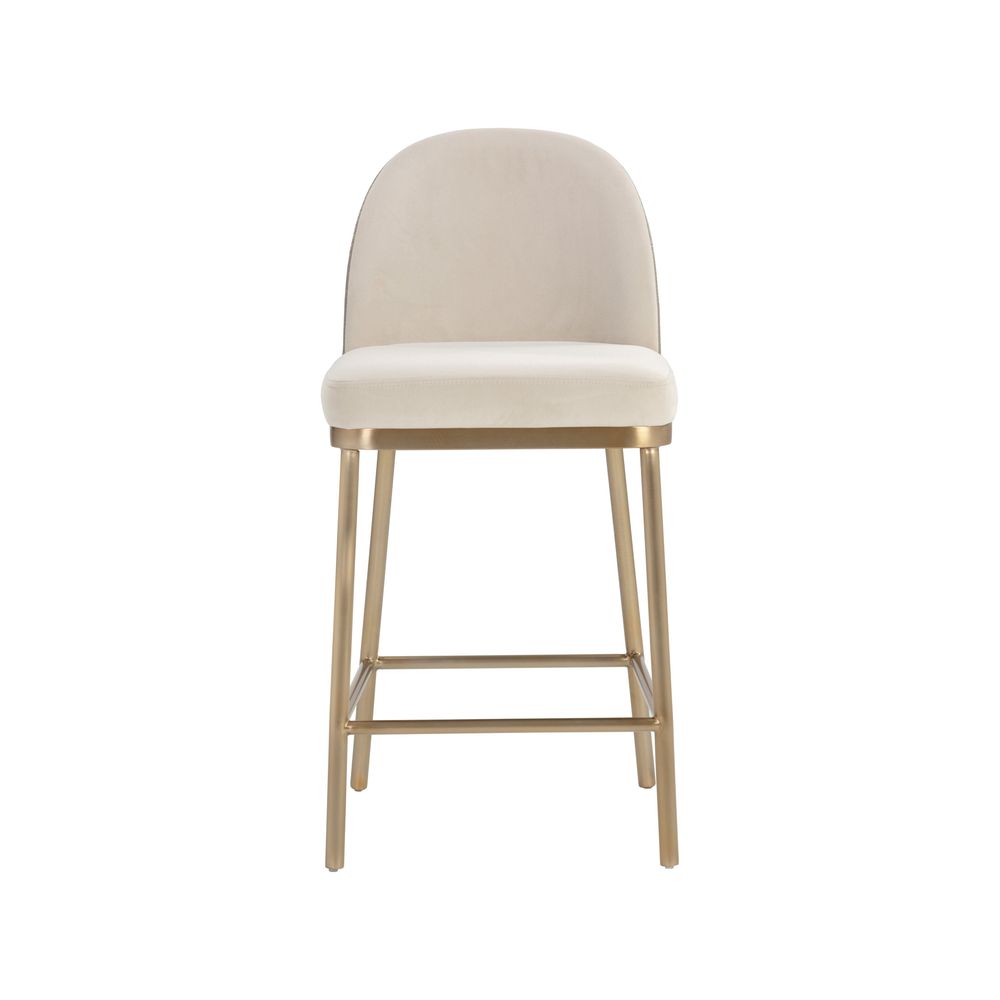 Lavania Counter Stool - Meg Taupe / Porcini Taupe