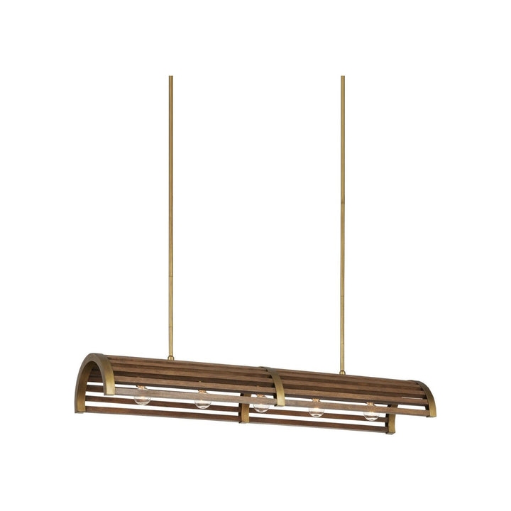 Woodbine Chestnut Rectangular Chandelier