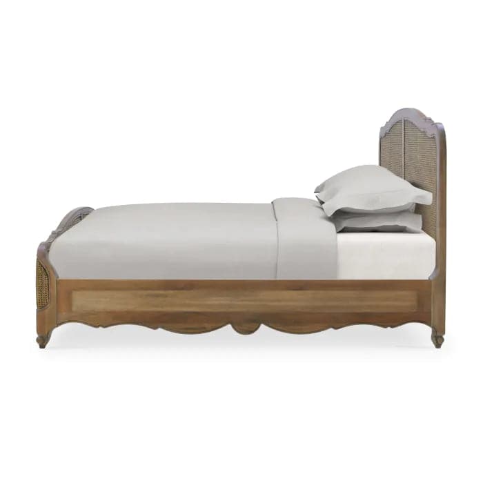 Covington Bed King-Bramble-BRAM-28025STW-RGZE-1-BedsStraw Wash/Rattan Glaze-King-2-France and Son