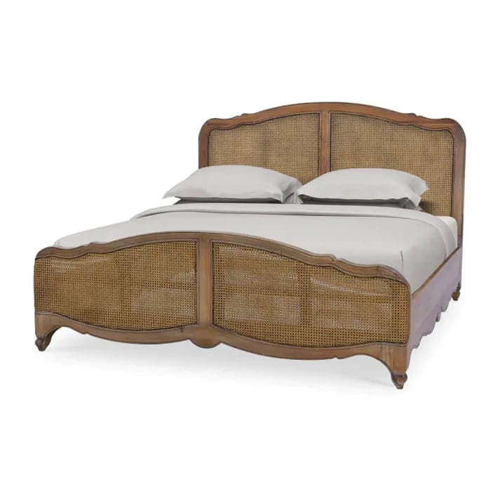 Covington Bed King-Bramble-BRAM-28025STW-RGZE-1-BedsStraw Wash/Rattan Glaze-King-1-France and Son