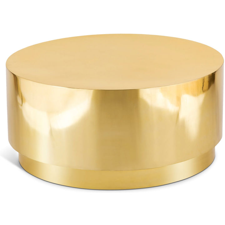 Jazzy Stainless Steel Coffee Table — Gold