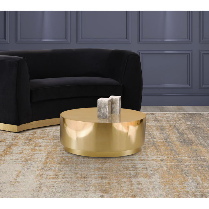 Jazzy Stainless Steel Coffee Table — Gold