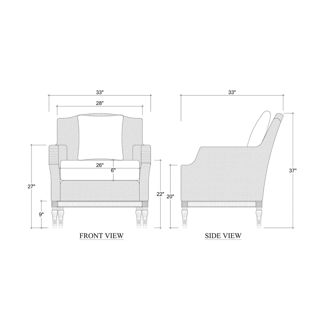 St. James Slipcovered Chair-Bramble-BRAM-28109STWSF204--Lounge Chairs-5-France and Son