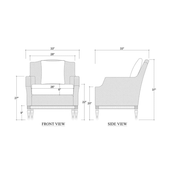 St. James Slipcovered Chair-Bramble-BRAM-28109STWSF204--Lounge Chairs-5-France and Son