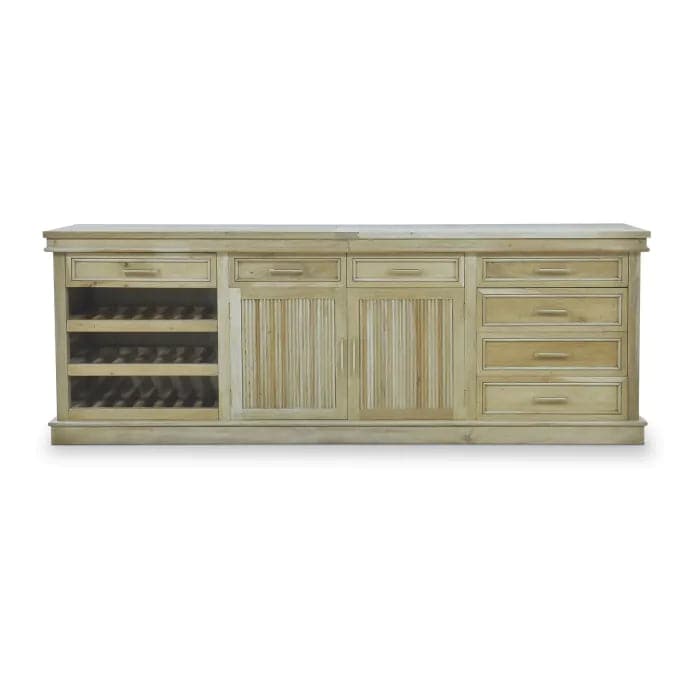 Kraton Buffet w/ Wine Rack-Bramble-BRAM-28117FRW-Sideboards & Credenzas-1-France and Son