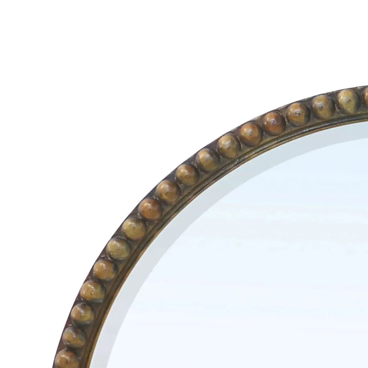 Cholet Round Mirror - Large-Bramble-BRAM-28118STW-MirrorsStraw Wash-2-France and Son
