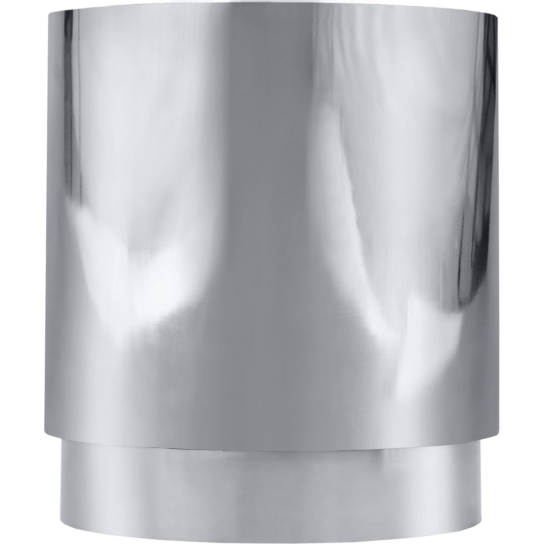 Jazzy Stainless Steel End / Side Table — Silver