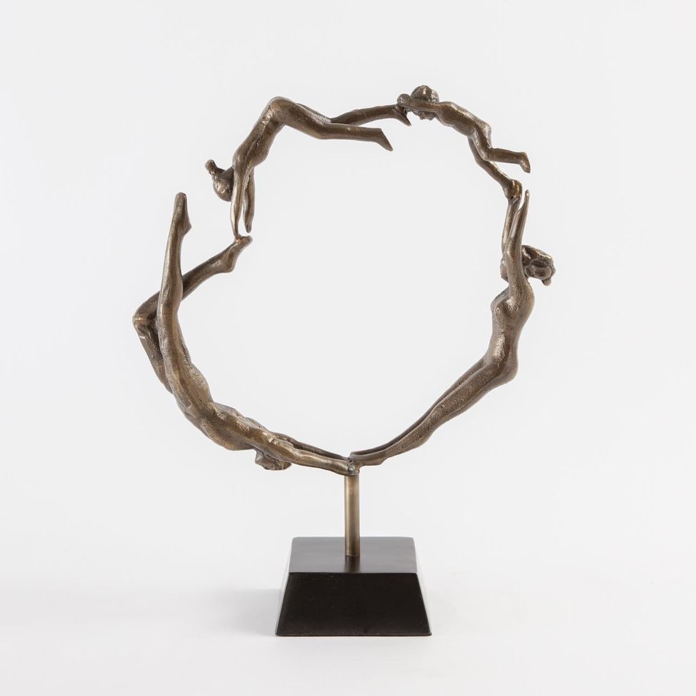 Decorative Objects Family Sculpture-Antique Brass
