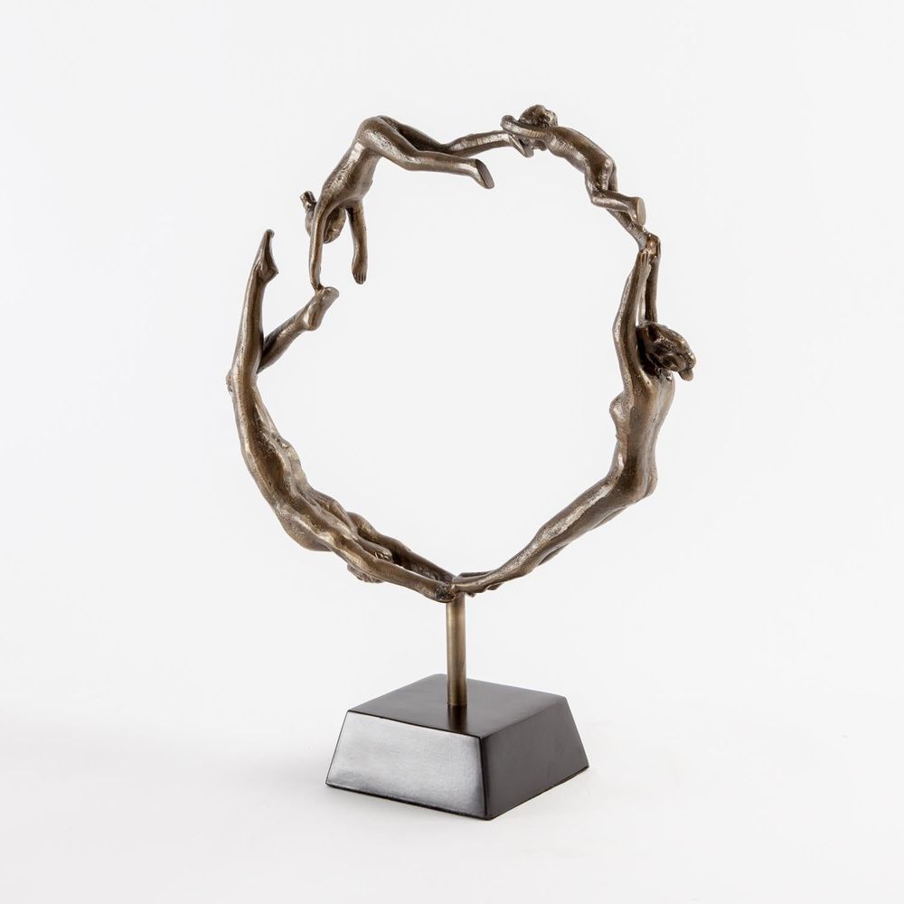Decorative Objects Family Sculpture-Antique Brass