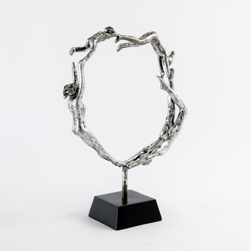 Decorative Objects Family Sculpture-Silver Leaf