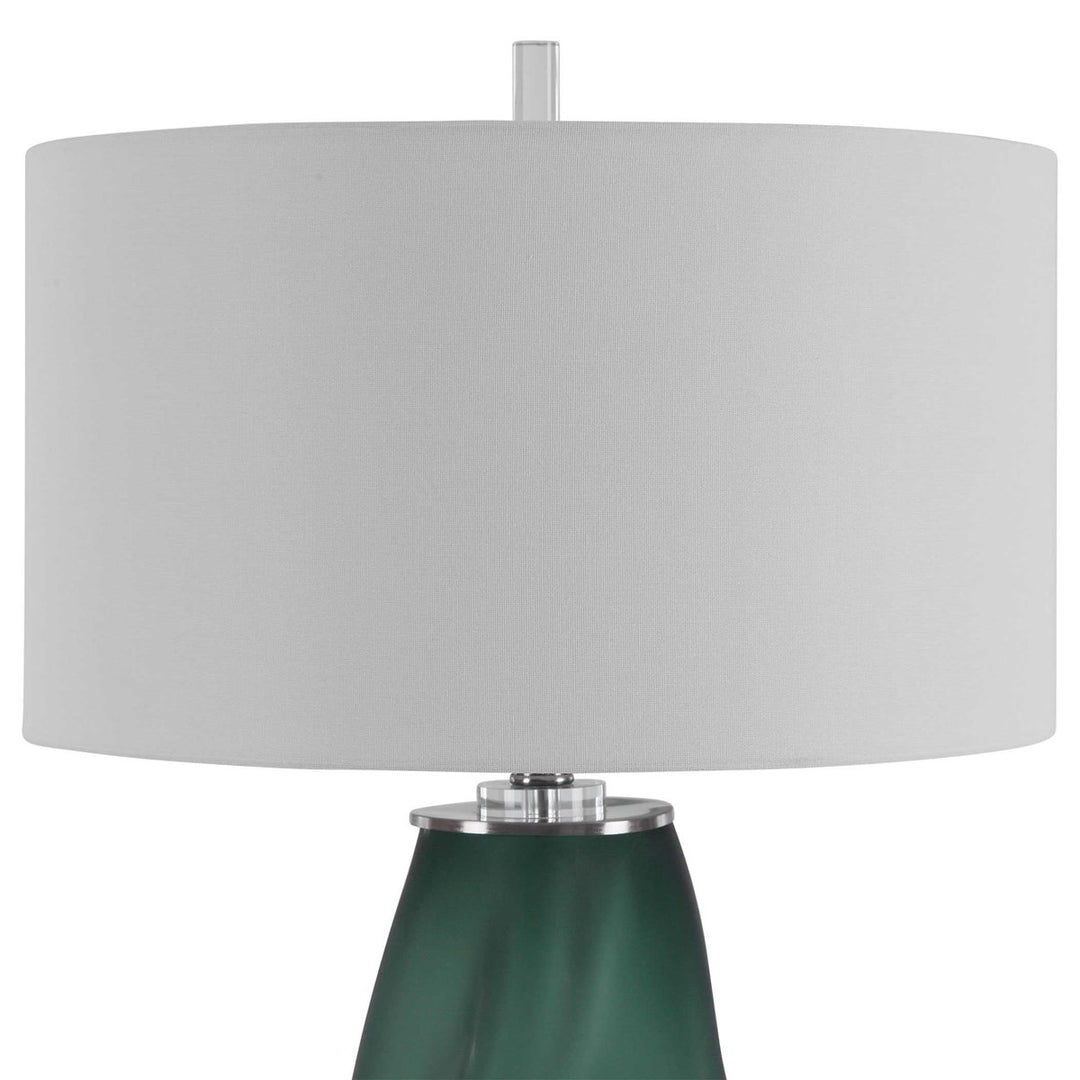 Uttermost Esmeralda Green Glass Table Lamp-Uttermost-UTTM-28278-Table Lamps-2-France and Son