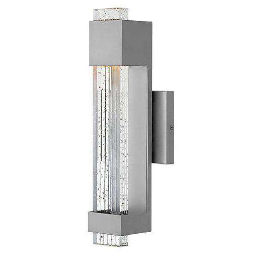 Outdoor Glacier Wall Sconce-Hinkley Lighting-HINKLEY-2830TT-Outdoor Wall SconcesTitanium-2-France and Son