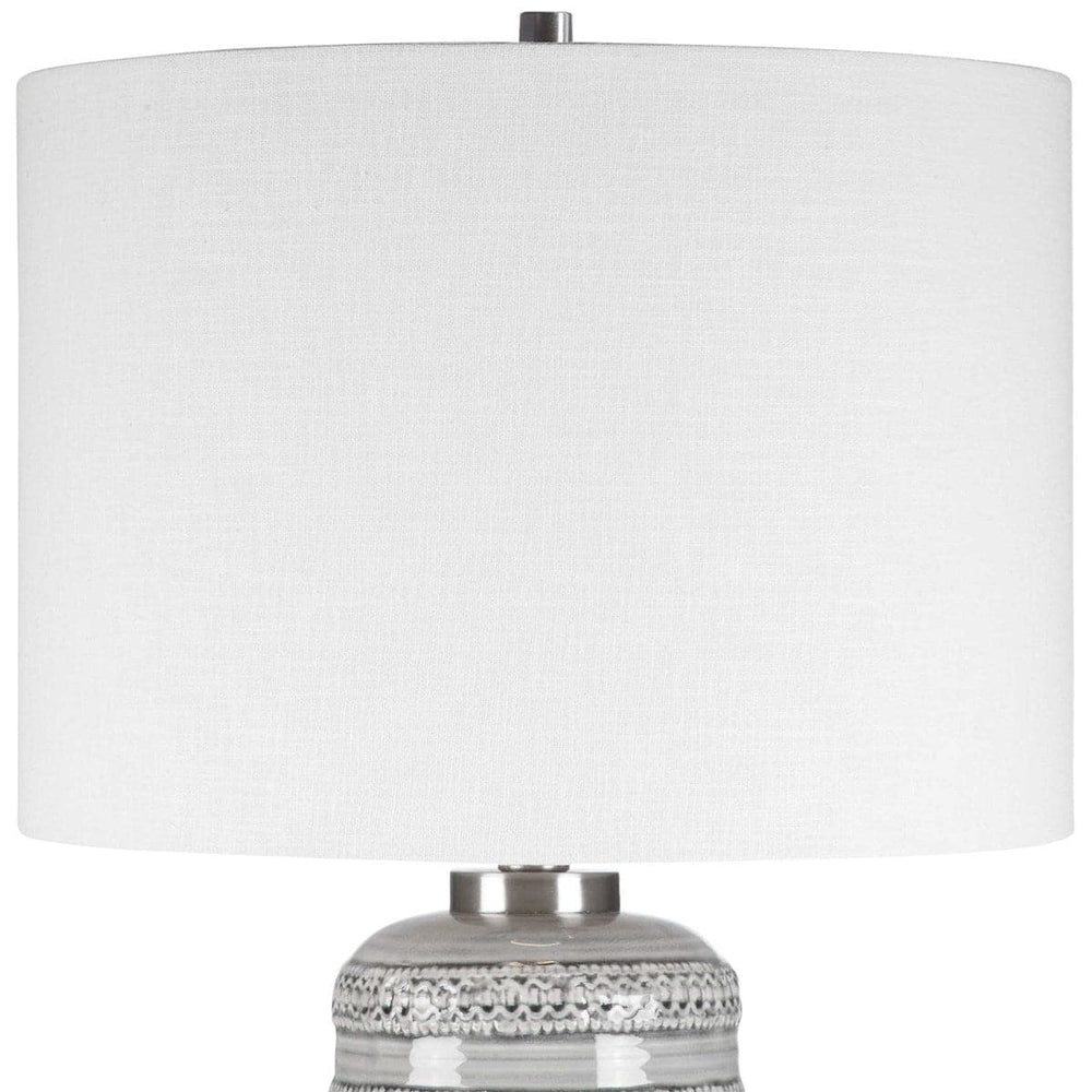 Alenon Light Gray Table Lamp-Uttermost-UTTM-28354-1-Table Lamps-2-France and Son