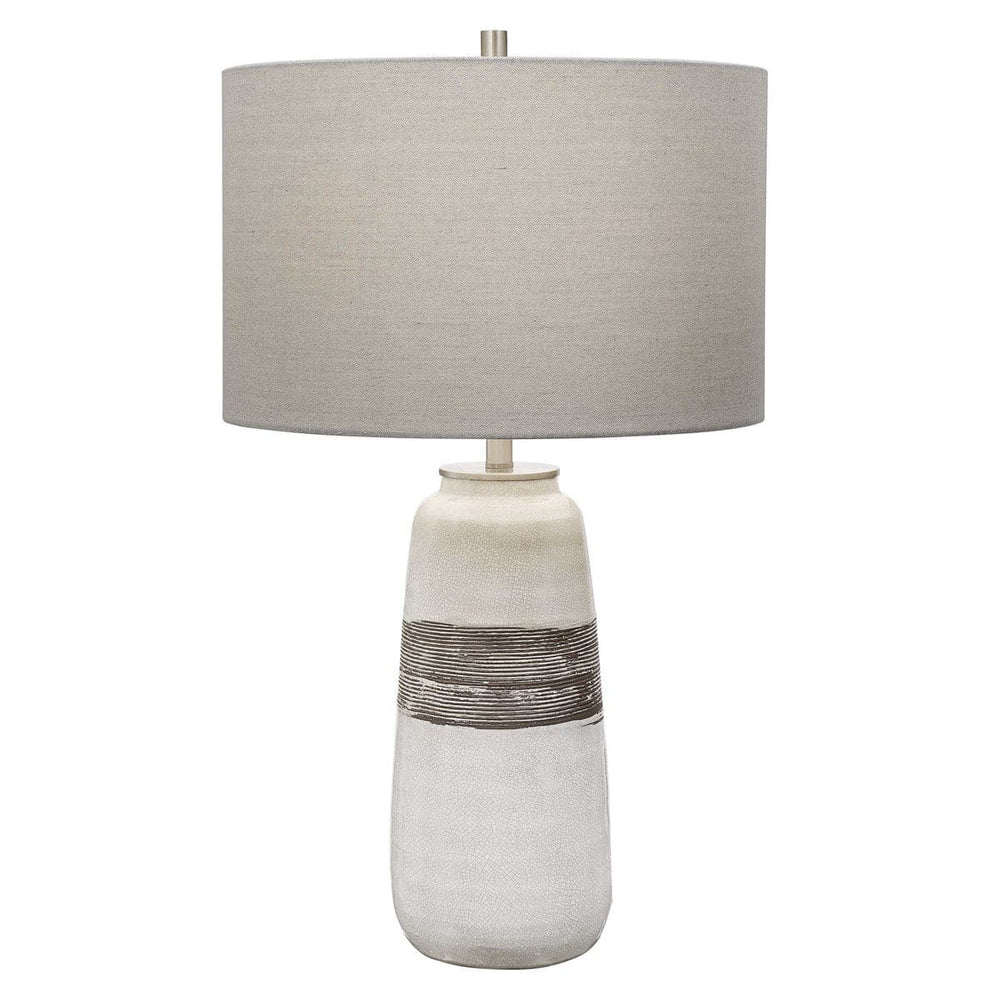 Comanche Table Lamp - White-Uttermost-UTTM-28392-1-Table Lamps-2-France and Son