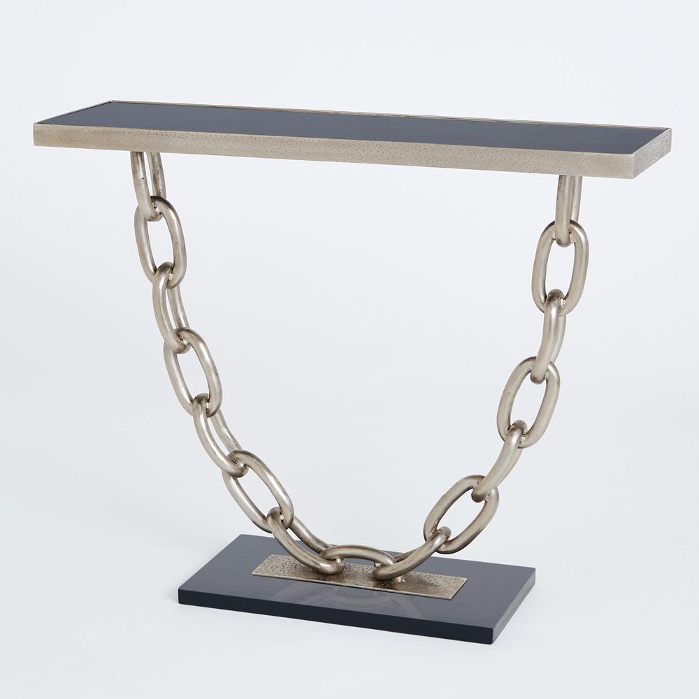 Console Tables Link Console-Black Marble