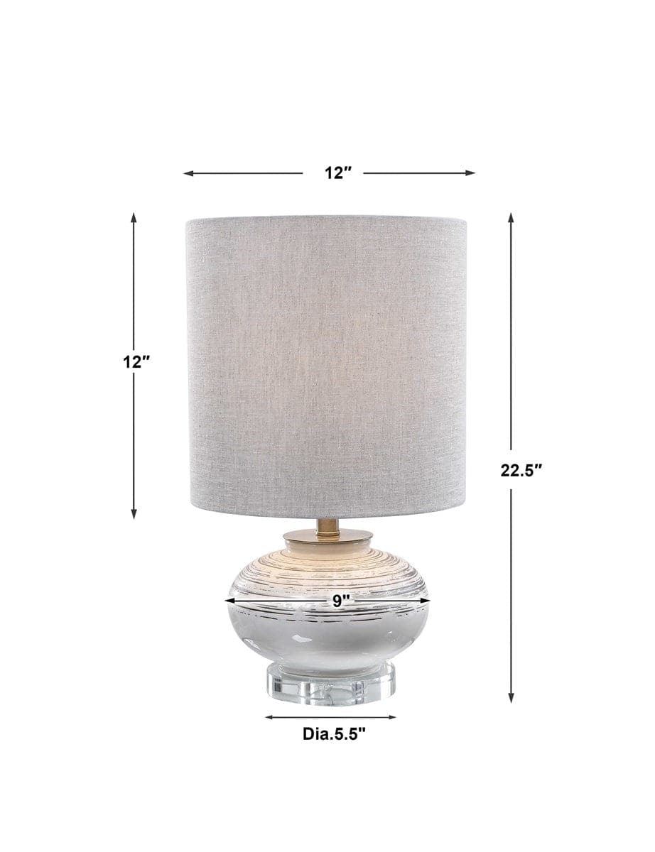 Uttermost Lenta Off-White Accent Lamp-Uttermost-UTTM-28443-1-Table Lamps-7-France and Son