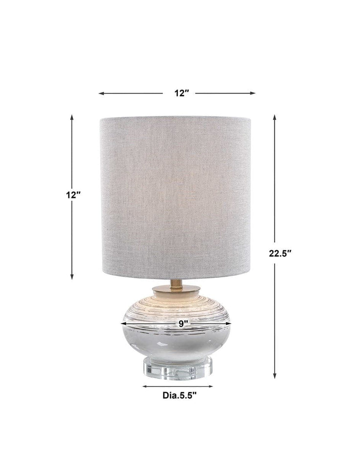 Uttermost Lenta Off-White Accent Lamp-Uttermost-UTTM-28443-1-Table Lamps-7-France and Son