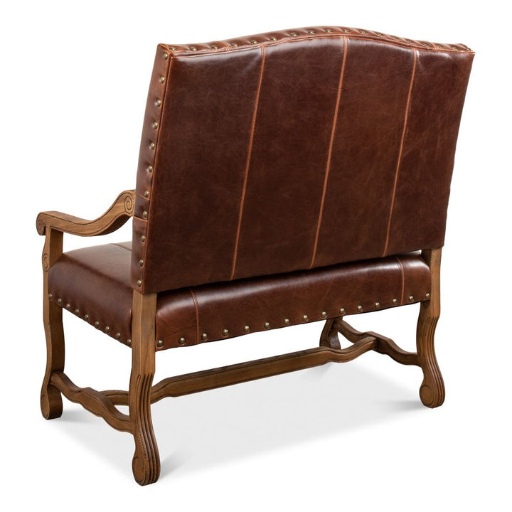 Italian Leather Settee