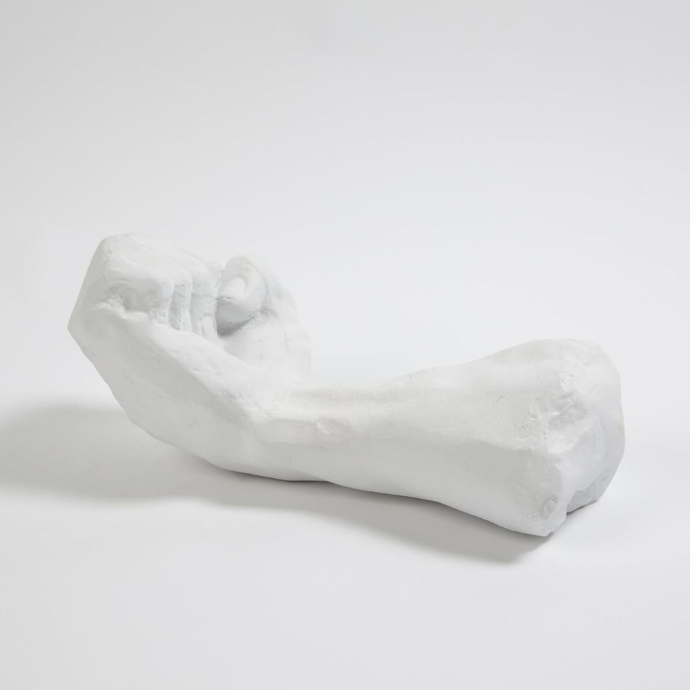 Decorative Objects Hand Closed-Matte White