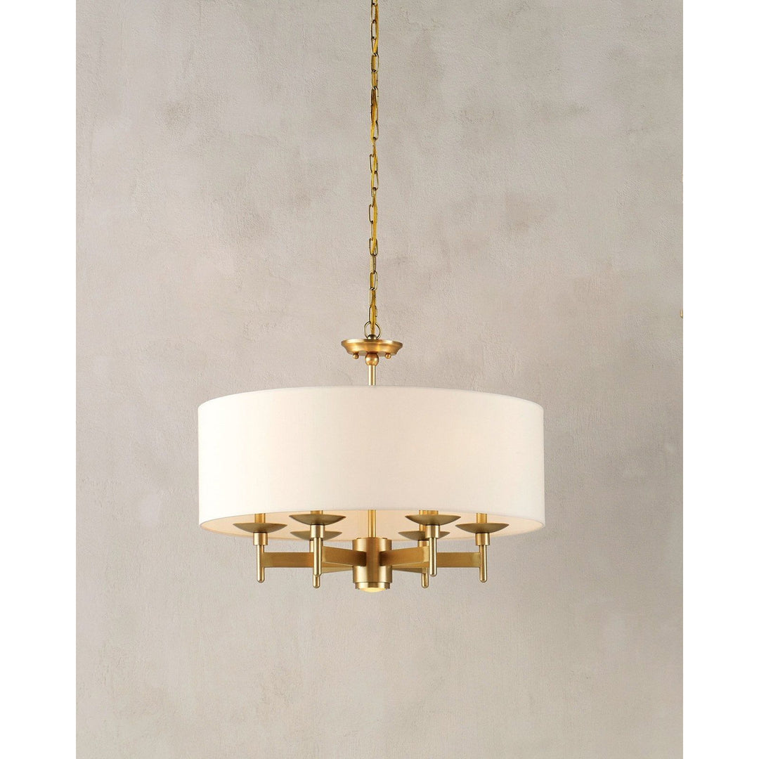 Bering Brass Semi-Flush Mount