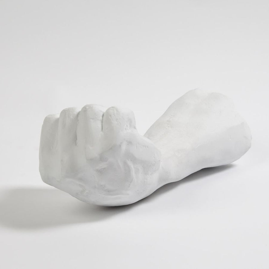Decorative Objects Hand Closed-Matte White
