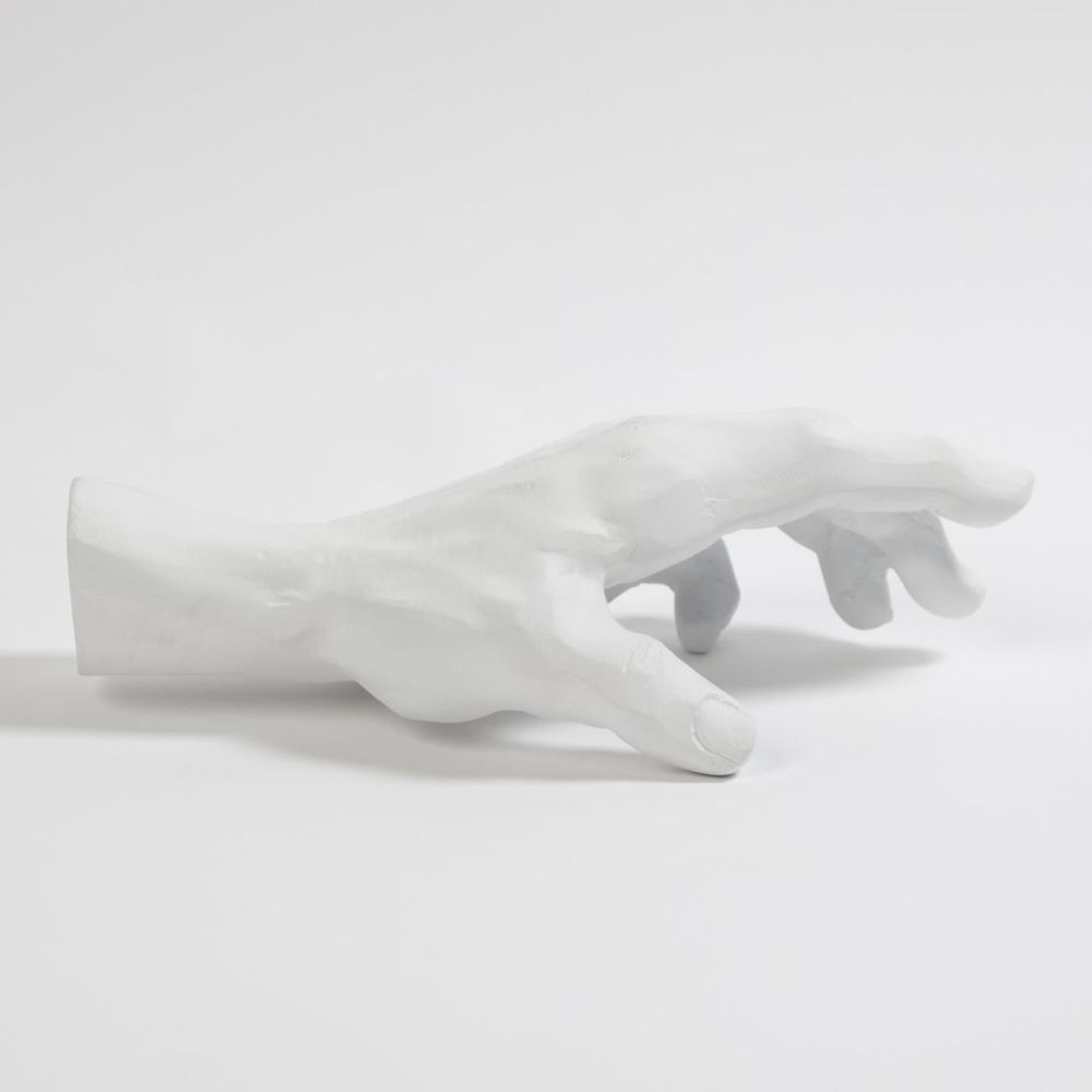 Hand Resting-Matte White