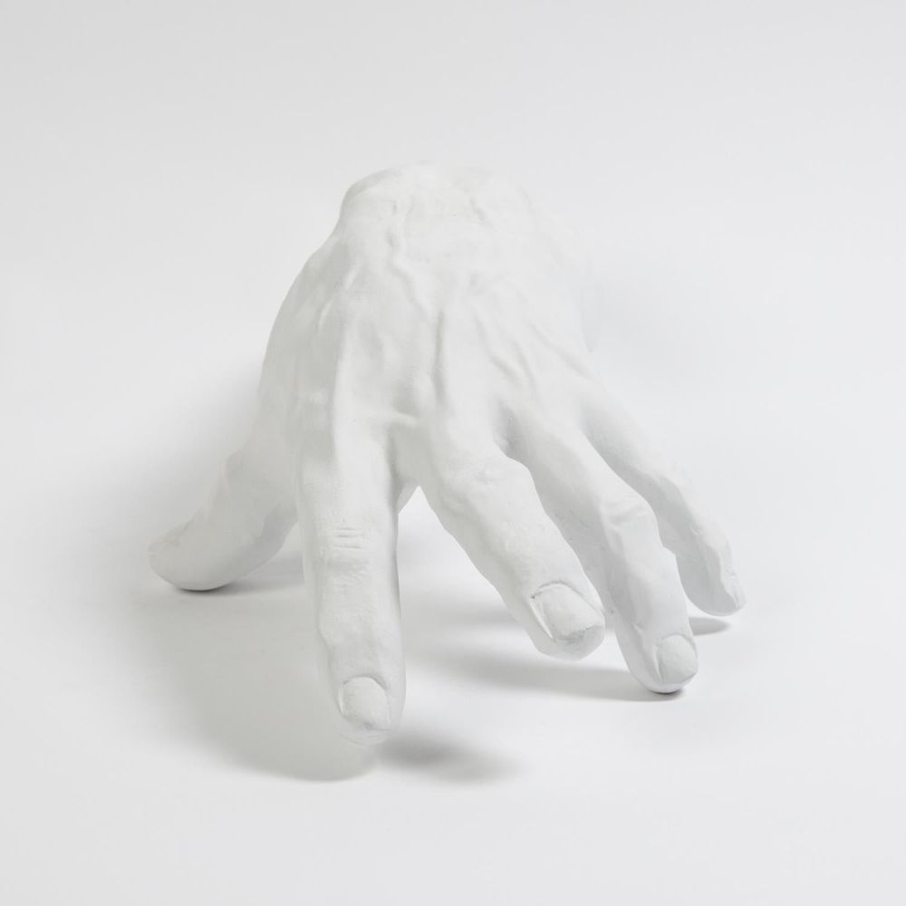 Decorative Objects Hand Sculpture-Matte White