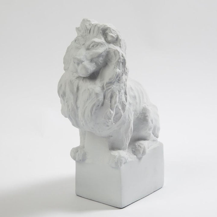 Decorative Objects Lion-Matte White
