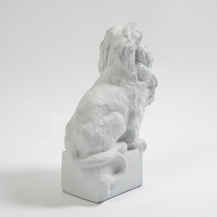 Decorative Objects Lion-Matte White