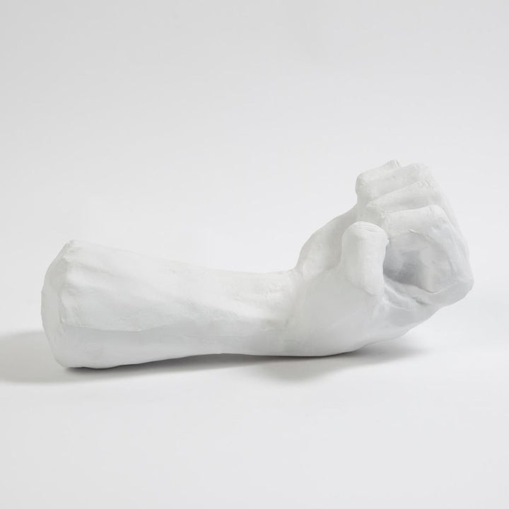 Decorative Objects Hand Closed-Matte White